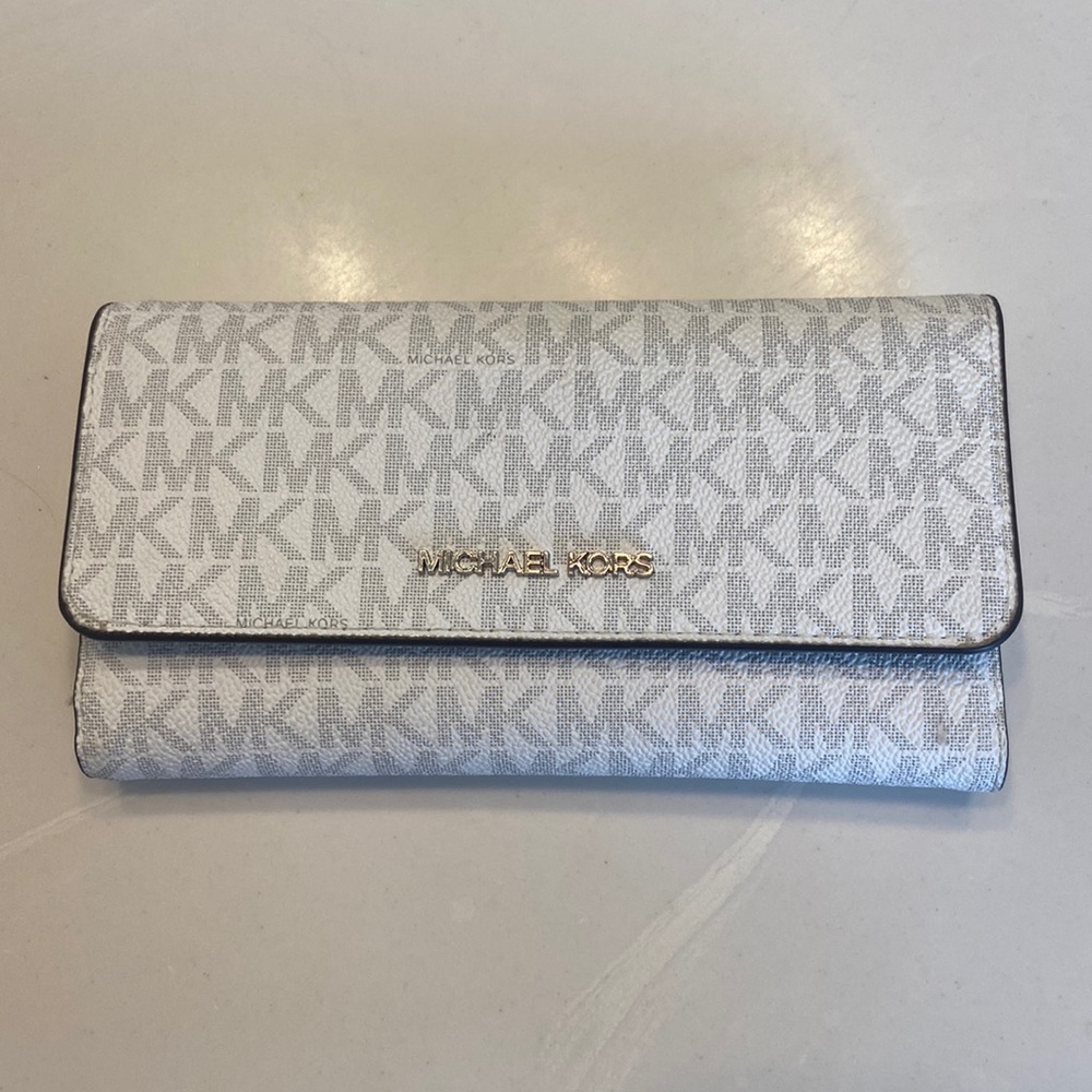 Michael Kors Monogram Clutch